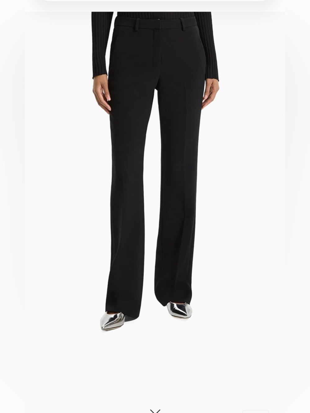 Theory Pants black Classic Tailored Fit Size 4 Wool - Picture 2 of 11